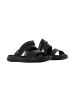 ELONG Flache Slipper-Sandalen Schwarz