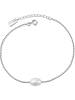 Ailoria MISAKI armband silber/weiße perle in weiß