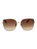 Max Mara Damen Sonnenbrillen Quadrat Roségold