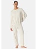 Schiesser Schlafanzug Casual Feel in Creme