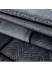 Teppich Boss Kurzflor Teppich Pago Schwarz
