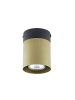 Licht-Erlebnisse Deckenlampe Ø 8 x (H)10.5 cm in Schwarz Gold
