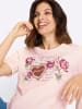 Sieh an! Kurzarm-Shirt in hellrosé-altrosa