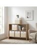 SONGMICS 6er-Set: Aufbewahrungsbox Tina in Weiß-Beige - (B)26 x (H)28 x (T)26 cm