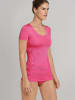 Schiesser T-Shirt Halbarm in pink-mel.