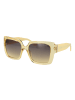Guess Frauen Sonnenbrille Quadratisch Gelb