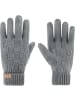 normani Set - Schal, Mütze und Handschuh aus Merinowolle Yuma in Grau