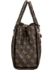 Guess Handtasche Noelle II Luxury SAT Logo in Brown Logo