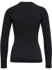 Hummel T-Shirt Hmlclea Damen in BLACK MELANGE