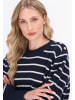 DreiMaster Maritim Sweater in navy offwhite