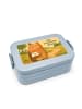 Mr. & Mrs. Panda MEPAL Bentobox Bär Vermissen Design mit Spruch in Blau Pastell