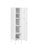 Beliani Büroschränke FROME in Weiß - (W) 38 x (H) 185 x (L) 50 cm