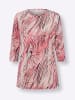 Sieh an! Longshirt in apricot-grapefruit-bedruckt