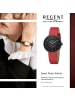 Regent Solaruhr-Analog rot mittel (ca. 33mm) Regent Lederarmband