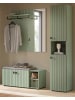 Inn.Furn Garderobenbank grün 106 cm, Garderobe Sitzbank mit Stauraum