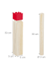 relaxdays Kubb Wikingerspiel in Natur