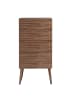 Angel Cerdá Chiffonier 7024 in Walnuss – (B)59 x (H)120 x (T)45 cm