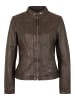 7eleven Lederjacke URSEL in dark brown