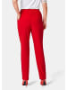 GOLDNER Jerseyhose Martha Trageangenehme Jerseyhose Martha mit Bundfalten in rot