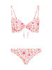 LSCN BY LASCANA Bügel-Bikini in creme bedruckt