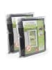 EASYmaxx EASYmaxx Fenster Moskitonetz mit Klettverschluss - 130x150cm - Schwarz - 2er-Set