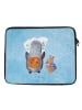 Mr. & Mrs. Panda Notebook Tasche Pinguin & Maus Wanderer ohne Sp... in Eisblau