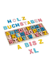 relaxdays 208-tlg. Holzbuchstaben Set in Bunt