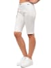 Cipo & Baxx Damen Straight Fit Shorts Mid Waist in White