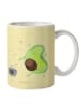 Mr. & Mrs. Panda Trinkbecher Avocado Tanzen ohne Spruch in Gelb Pastell
