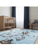 KADIMA DESIGN Kinderteppich Waschbar Piraten TRAUN Strapazierfähig OEKO-TEX