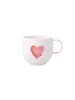 Villeroy & Boch Henkelbecher Sending Love With Love 290 ml in weiß-rot