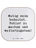 Mr. & Mrs. Panda Tischuntersetzer Spruch Fehler machen Lernen mi... in Weiß