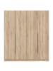 ebuy24 Kleiderschrank Kopenhagen Eiche 160 x 52 cm
