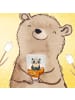Mr. & Mrs. Panda Glas Windlicht Panda Pommes Gebet ohne Spruch in Transparent