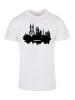F4NT4STIC T-Shirt Cities Collection - Munich skyline in weiß