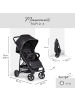 Hauck Buggy Rapid 4 inkl. XXL Zubehörpaket in schwarz