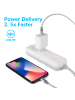 Platyne USB-C-Netzladegerät "Connected+" – 1 USB-3.0-A-Anschluss – 18W in Weiß