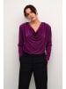 Kaffe Langarm-Bluse KAgina in Gloxinia