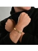 Adeliás Unisex Armband aus Edelstahl 21 cm in gold