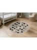 Kayoom Kinder Teppich Modena 419 in grau - rund