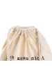 Mr. & Mrs. Panda Drawstring Bag Ich muss nicht putzen.... mit Sp... in Creme