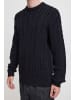 CASUAL FRIDAY Strickpullover CFKARL cable crew neck knit with neps in Blau