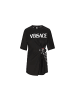 Versace Weiß Schwarz Baumwolle T-Shirt