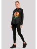 F4NT4STIC Oversized Hoodie Sonnenuntergang Berglandschaft in schwarz