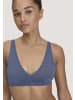 Hessnatur Hessnatur Bustier COTTON FEEL LACE aus Bio-Baumwolle in indigo blau