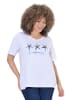 Ulla Popken Shirt in schneeweiß