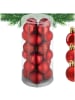 tectake Weihnachtsdeko 24er-Set, Durchmesser 4 cm
