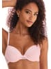 PETITE FLEUR Push-up-BH in rosé + weiß + schwarz