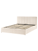 Beliani Doppelbett DREUX in Beige/Schwarz - (W) 171 x (H) 90 x (L) 214 cm