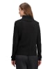 BETTY & CO Strickpullover mit Kragen in Schwarz
